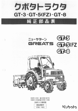 GT3,GT5,GT8,V1405,V1505