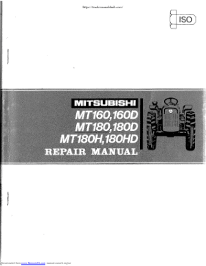 Инструкция по ремонту MT160,MT180,K3A,K3C