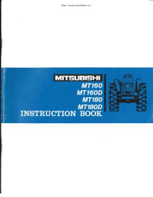 Инструкция по обслуживанию MT160,MT180